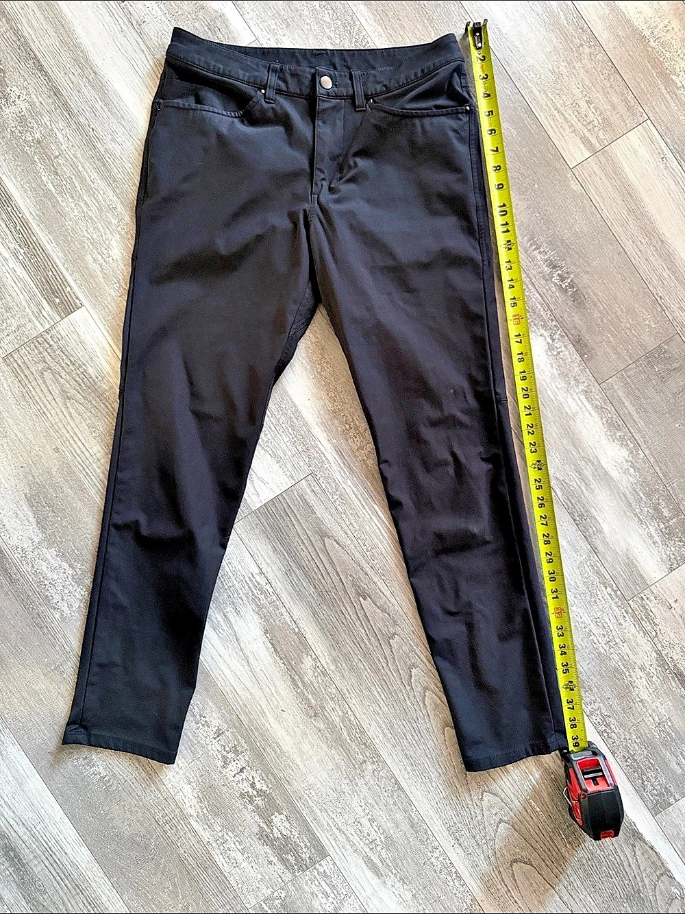 Lululemon ABC Pant Skinny Pants Waist 31 Black